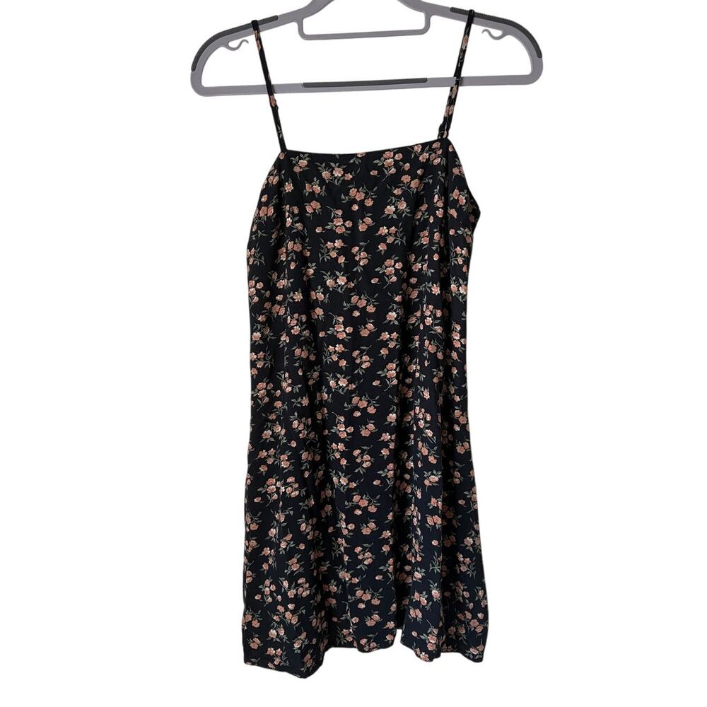 American Eagle Black Floral Mini Dress - Small